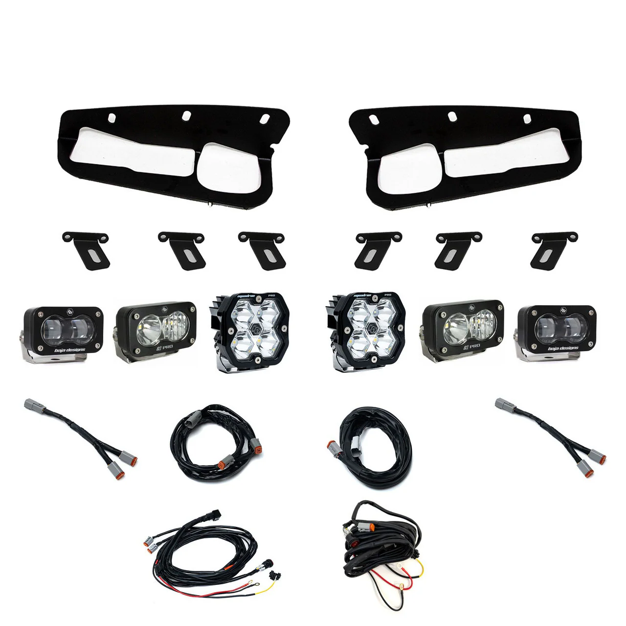 Baja Designs Squadron 2.0 Pro/S2 Pro/S2 SAE "Pro" Fog Pocket Light Kit - Ford 2021-26 Bronco 2022-24 Bronco Raptor w/ Steel Bumper - Image 2