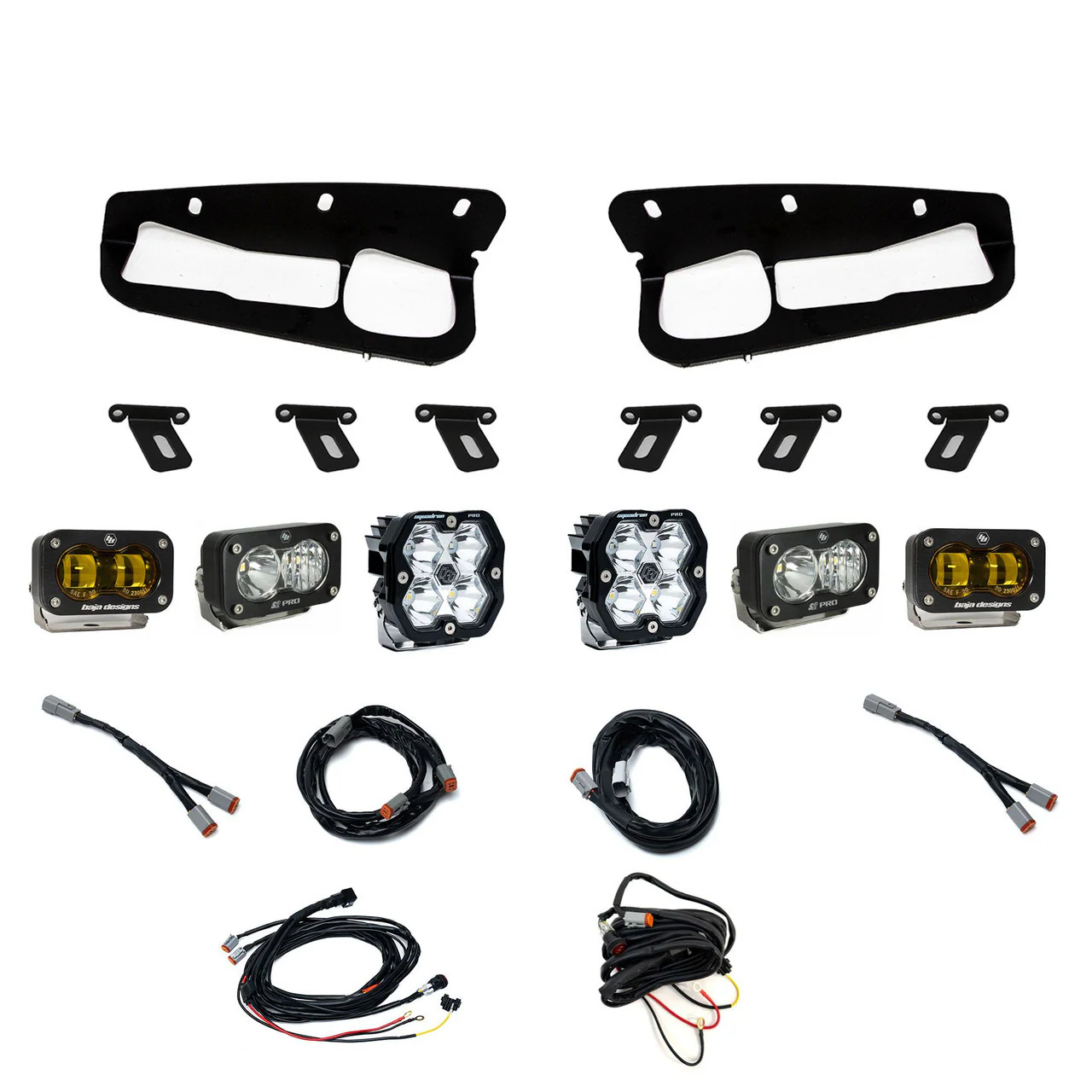 Baja Designs Squadron 2.0 Pro/S2 Pro/S2 SAE "Pro" Fog Pocket Light Kit - Ford 2021-26 Bronco 2022-24 Bronco Raptor w/ Steel Bumper - Image 4