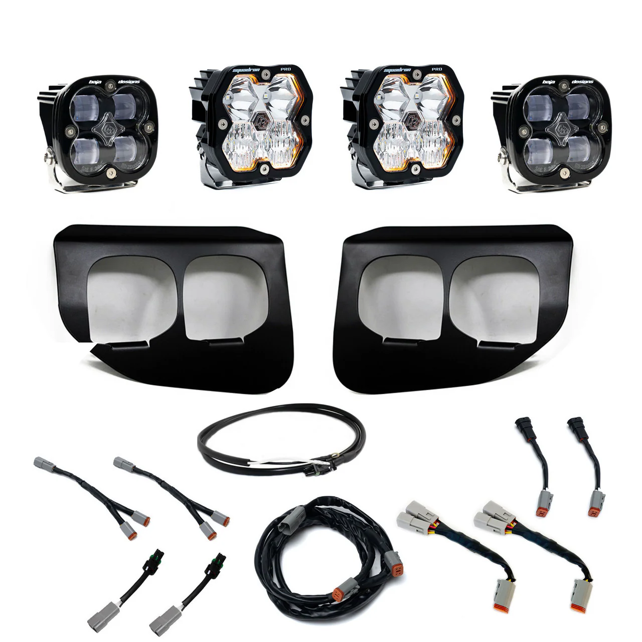 Baja Designs Squadron 2.0 Pro/Squadron SAE Dual Fog Pocket Light Kit - Ford 2020-22 F-250/350 Super Duty - Image 2