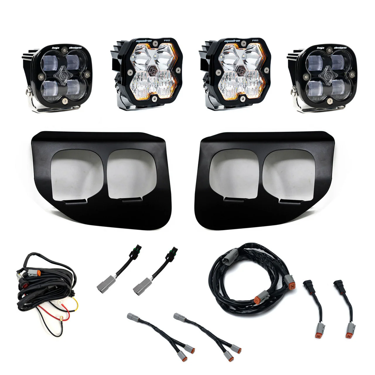 Baja Designs Squadron 2.0 Pro/Squadron SAE Dual Fog Pocket Light Kit - Ford 2020-22 F-250/350 Super Duty - Image 3