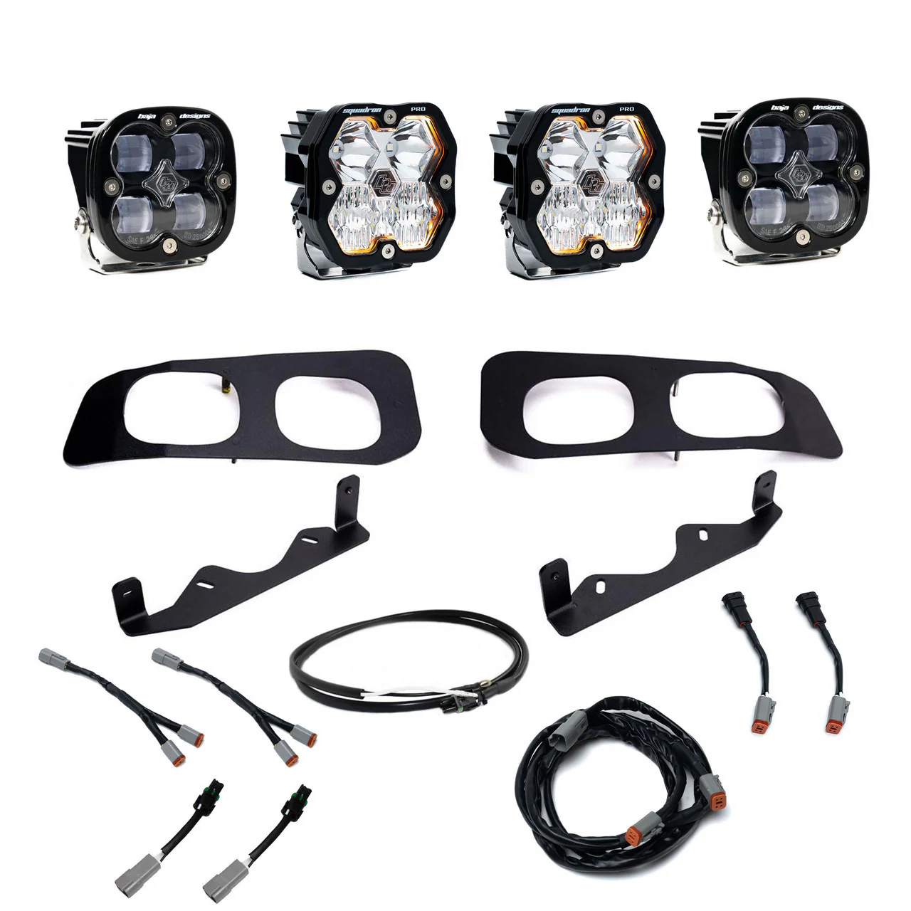 Baja Designs Squadron 2.0 Pro/Squadron SAE Dual Fog Pocket Light Kit - Ford 2023-26 F-250/350 Super Duty - Image 2