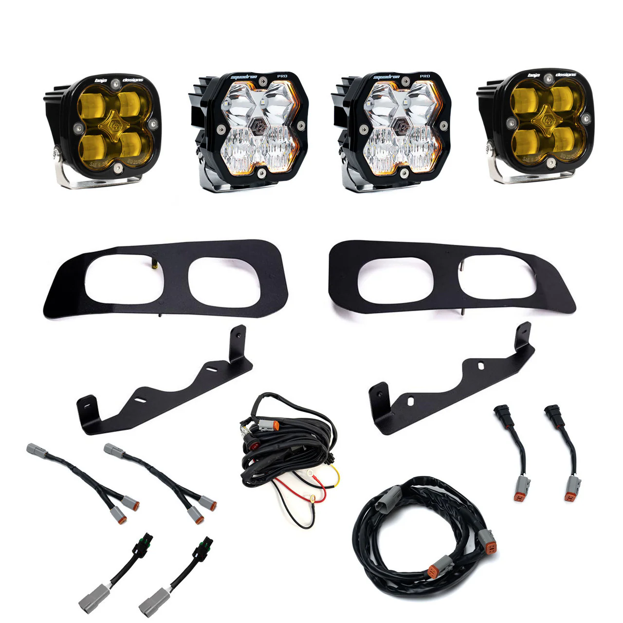 Baja Designs Squadron 2.0 Pro/Squadron SAE Dual Fog Pocket Light Kit - Ford 2023-26 F-250/350 Super Duty - Image 3