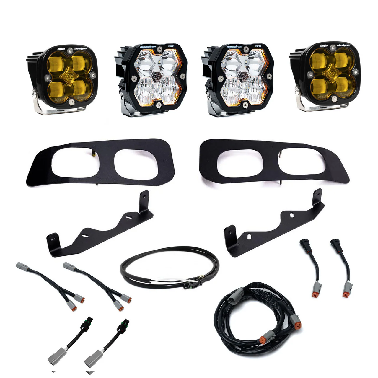Baja Designs Squadron 2.0 Pro/Squadron SAE Dual Fog Pocket Light Kit - Ford 2023-26 F-250/350 Super Duty - Image 4