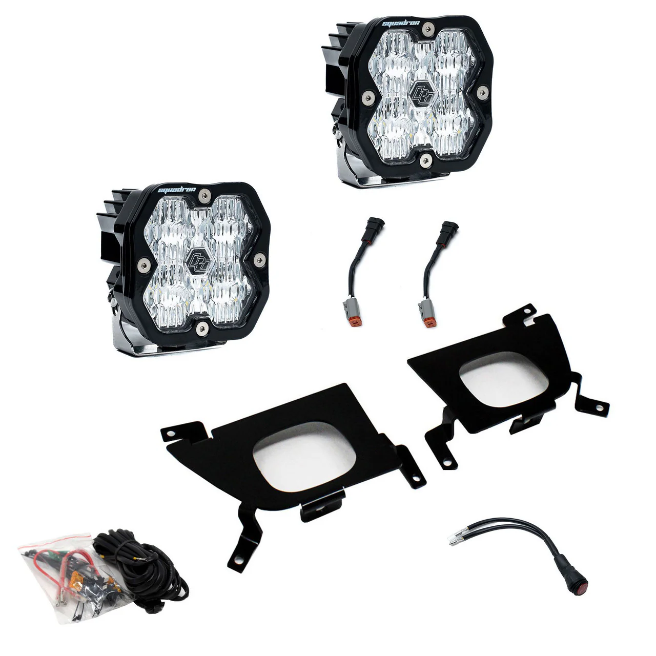 Baja Designs Squadron 2.0 Sport Fog Pocket Light Kit - Chevrolet 2019-22 Silverado 1500 2020-22 2500HD/3500HD - Image 2