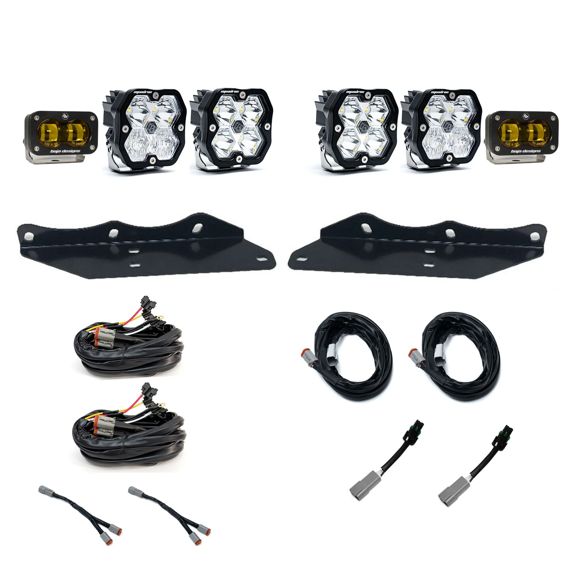 Baja Designs Squadron 2.0 Sport/S2 SAE "Sportman" Fog Pocket Light Kit - Ford 2017-20 F-150 Raptor - Image 2
