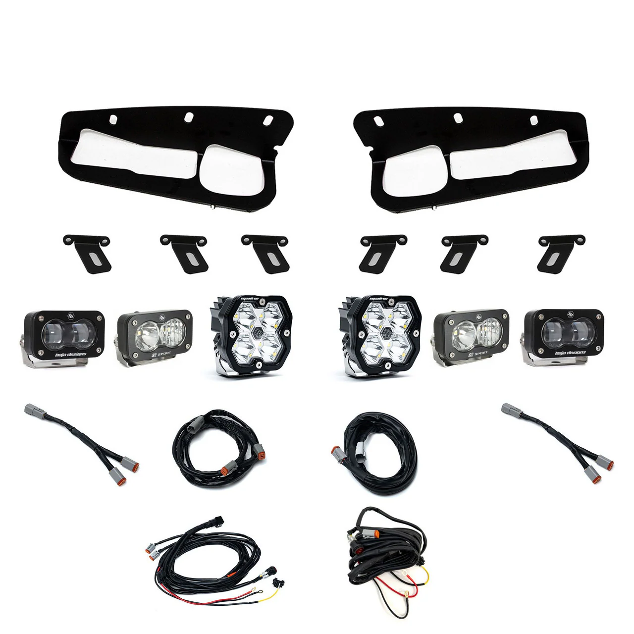 Baja Designs Squadron 2.0 Sport/S2 Sport/S2 SAE "Sportman" Fog Pocket Light Kit - Ford 2021-26 Bronco 2022-24 Bronco Raptor w/ Steel Bumper - Image 3
