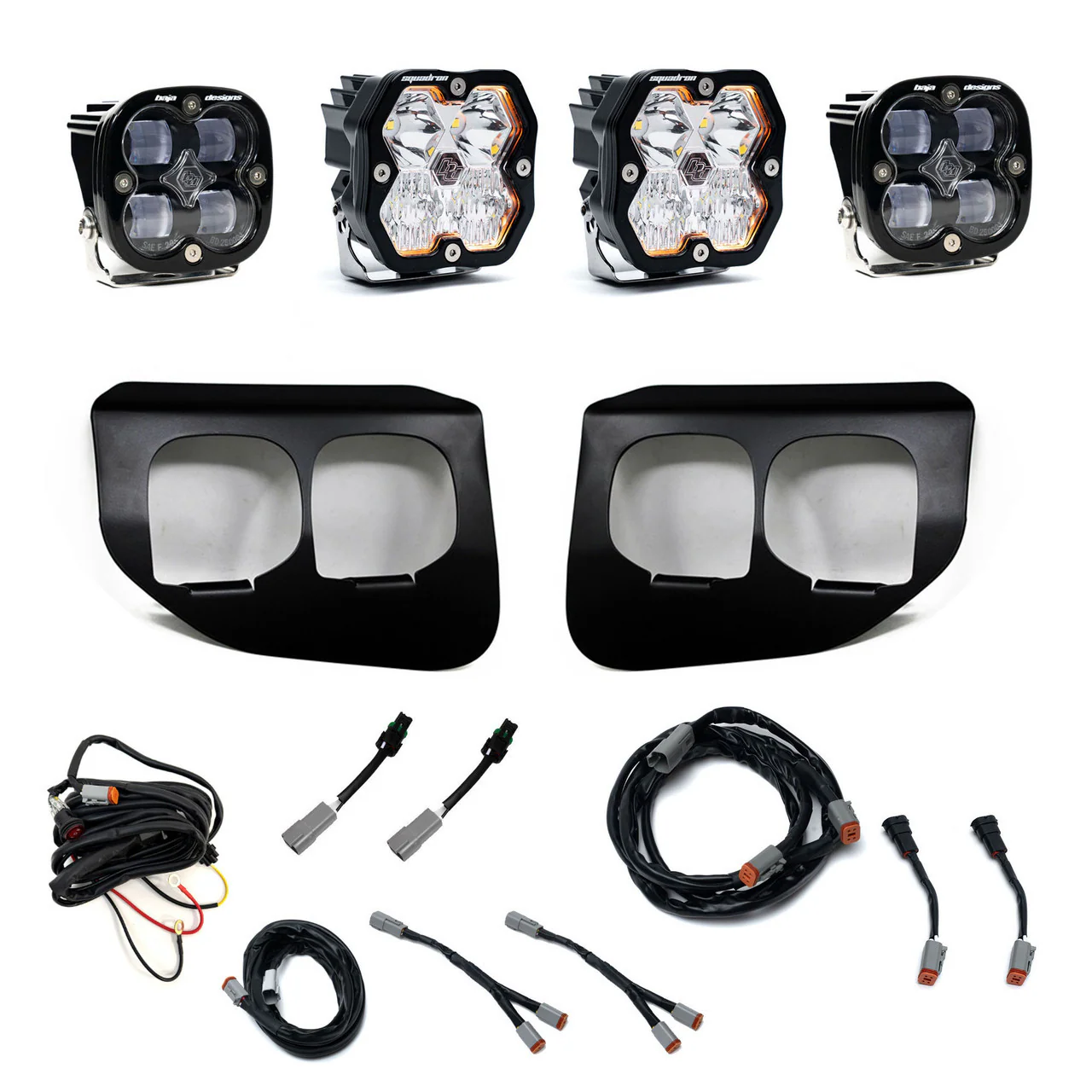 Baja Designs Squadron 2.0 Sport/Squadron SAE Dual Fog Pocket Light Kit - Ford 2020-22 F-250/350 Super Duty - Image 3