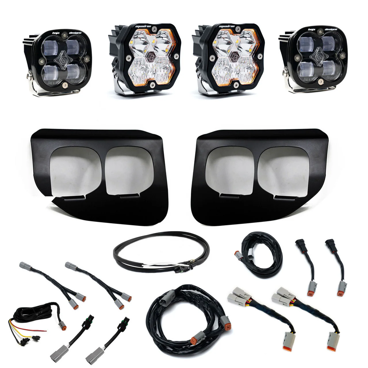 Baja Designs Squadron 2.0 Sport/Squadron SAE Dual Fog Pocket Light Kit - Ford 2020-22 F-250/350 Super Duty - Image 4