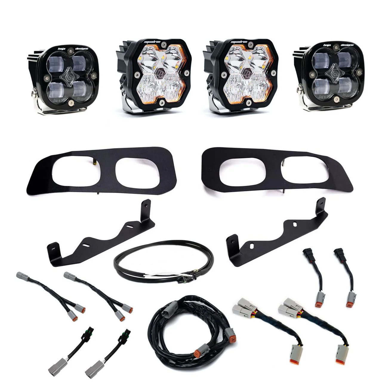 Baja Designs Squadron 2.0 Sport/Squadron SAE Dual Fog Pocket Light Kit - Ford 2023-26 F-250/350 Super Duty - Image 3