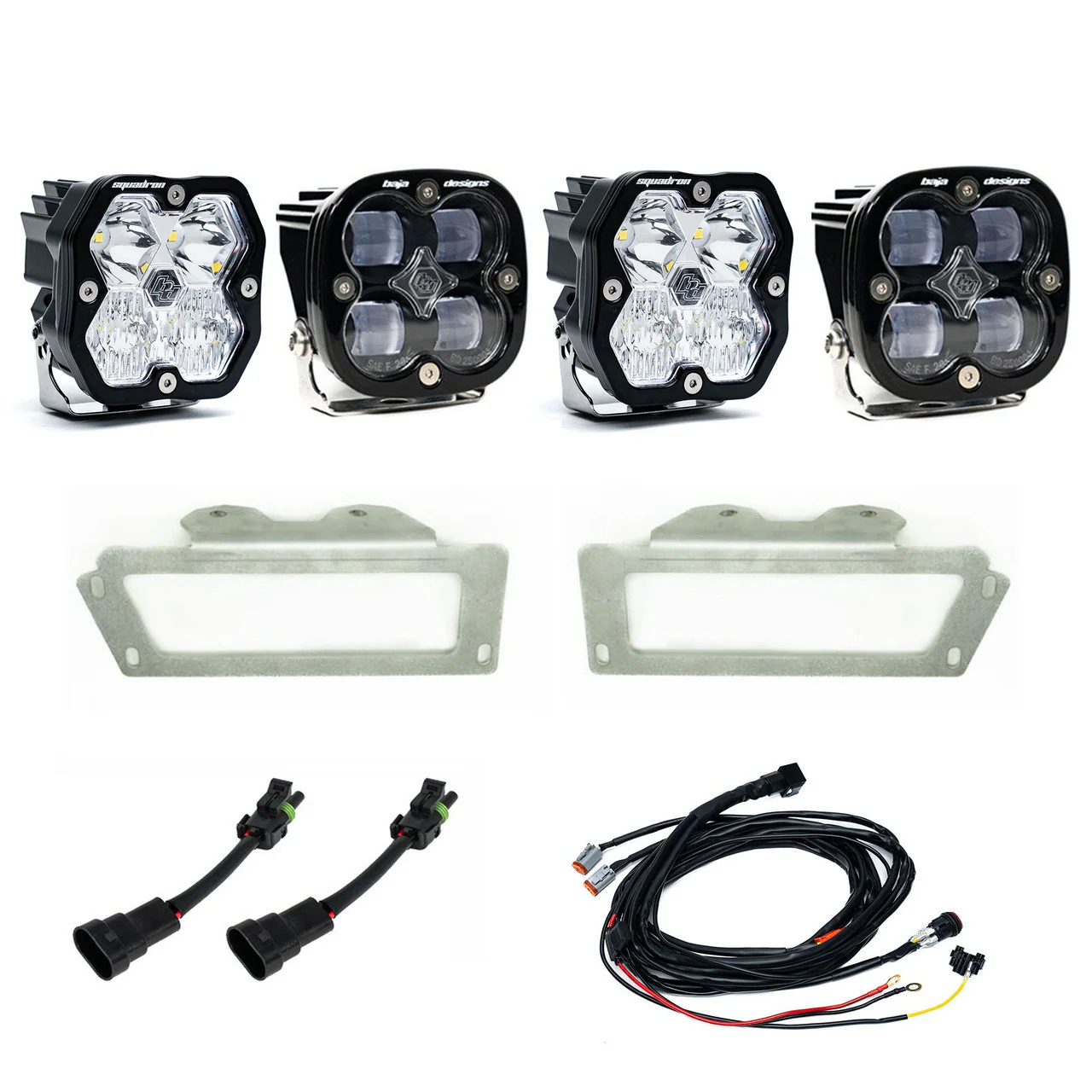 Baja Designs Squadron 2.0 Sport/Squadron SAE Dual Fog Pocket Light Kit - RAM 2009-12 1500 2010-18 2500/3500 - Image 3