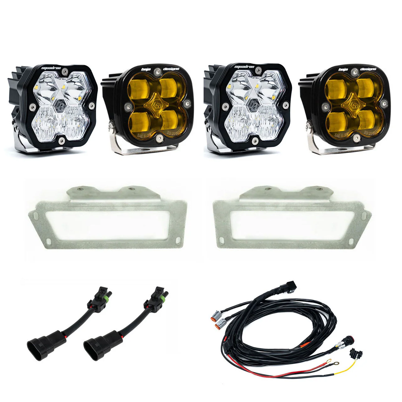 Baja Designs Squadron 2.0 Sport/Squadron SAE Dual Fog Pocket Light Kit - RAM 2009-12 1500 2010-18 2500/3500 - Image 4