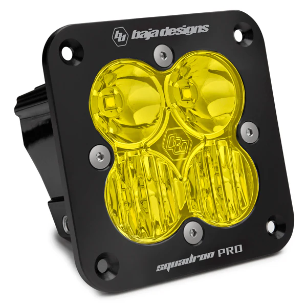 Baja Designs Squadron Pro Black Flush Mount LED Auxiliary Light Pod - Universal - Image 4