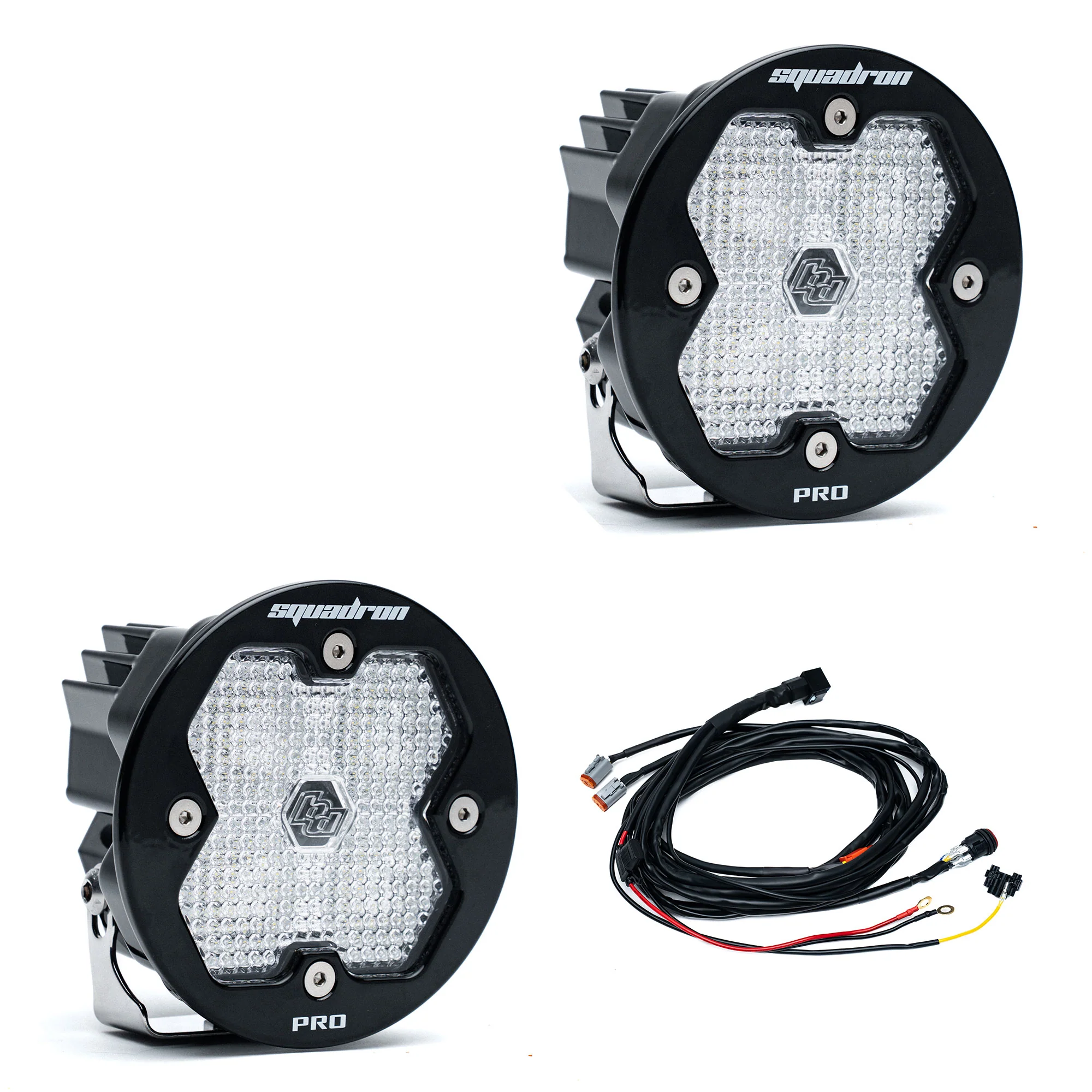 Baja Designs Squadron-R 2.0 Pro Black LED Auxiliary Light Pod Pair - Image 2