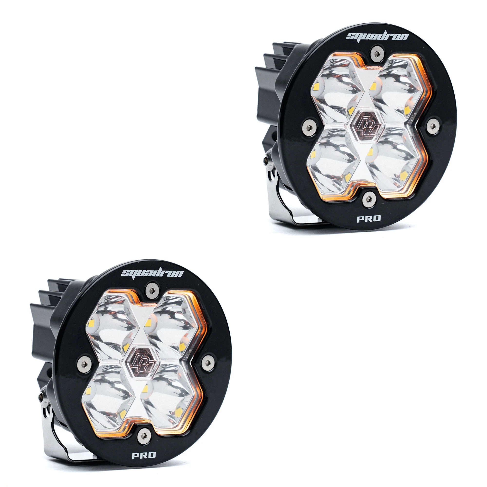 Baja Designs Squadron-R 2.0 Pro Black LED Auxiliary Light Pod Pair - Image 5