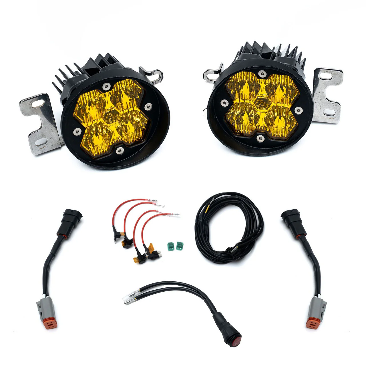 Baja Designs Squadron-R 2.0 Sport Fog Pocket Light Kit - Toyota 2010-24 4Runner 2012-23 Tacoma 2014-21 Tundra - Image 2