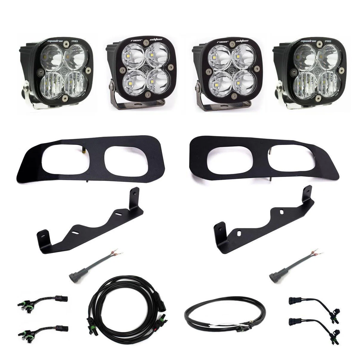 Baja Designs Squadron Racer/Pro Unlimited Dual Fog Pocket Light Kit 2023-2025 Ford F-250/F-350 Super Duty - Image 2