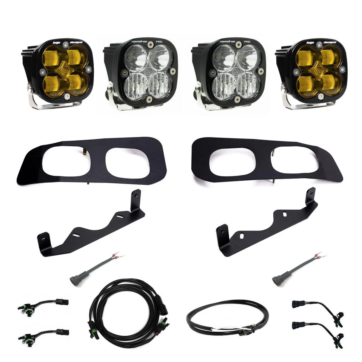 Baja Designs Squadron SAE/PRO Dual Fog Pocket Light Kit 2023-2025 Ford F-250/F-350 Super Duty - Image 3
