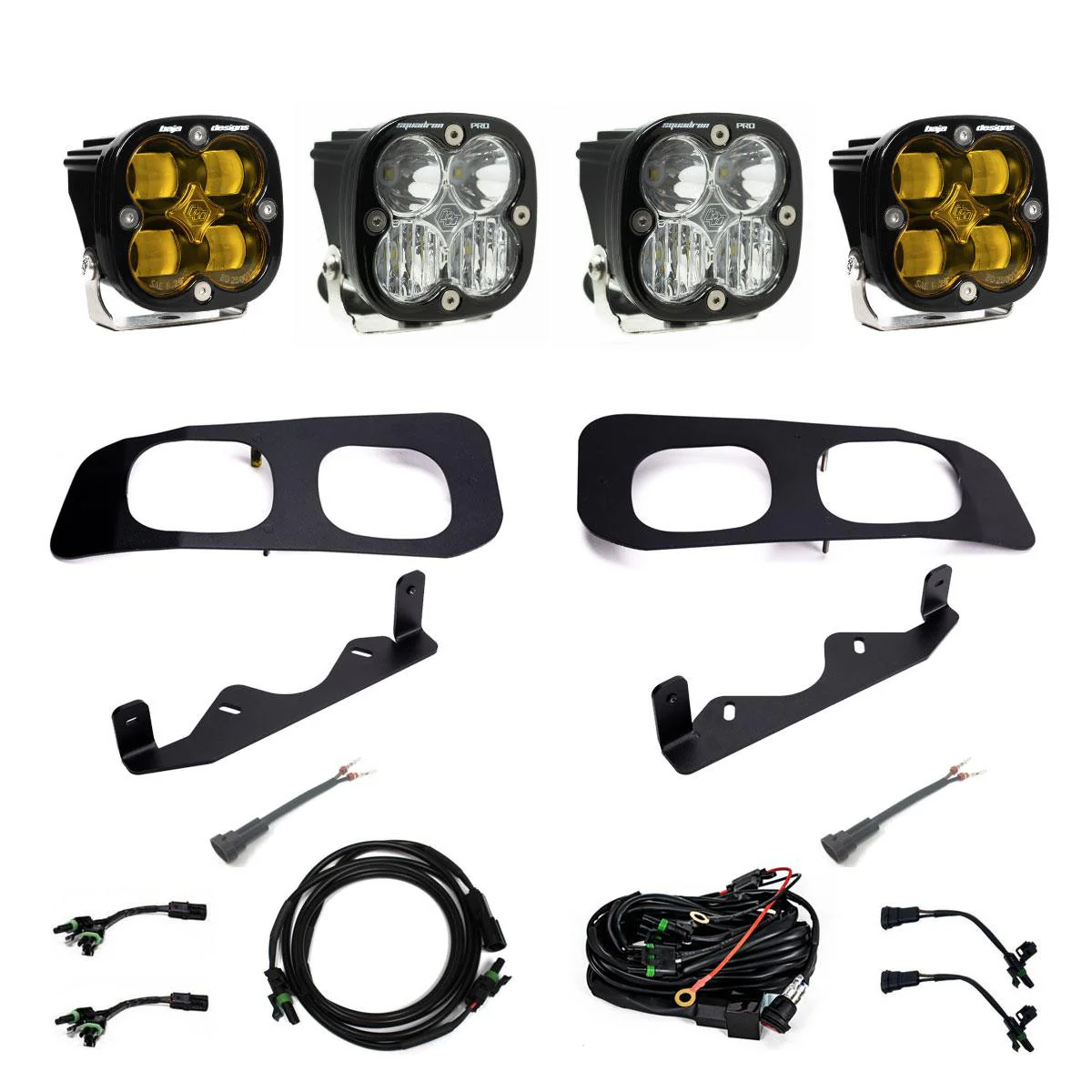 Baja Designs Squadron SAE/PRO Dual Fog Pocket Light Kit 2023-2025 Ford F-250/F-350 Super Duty - Image 4
