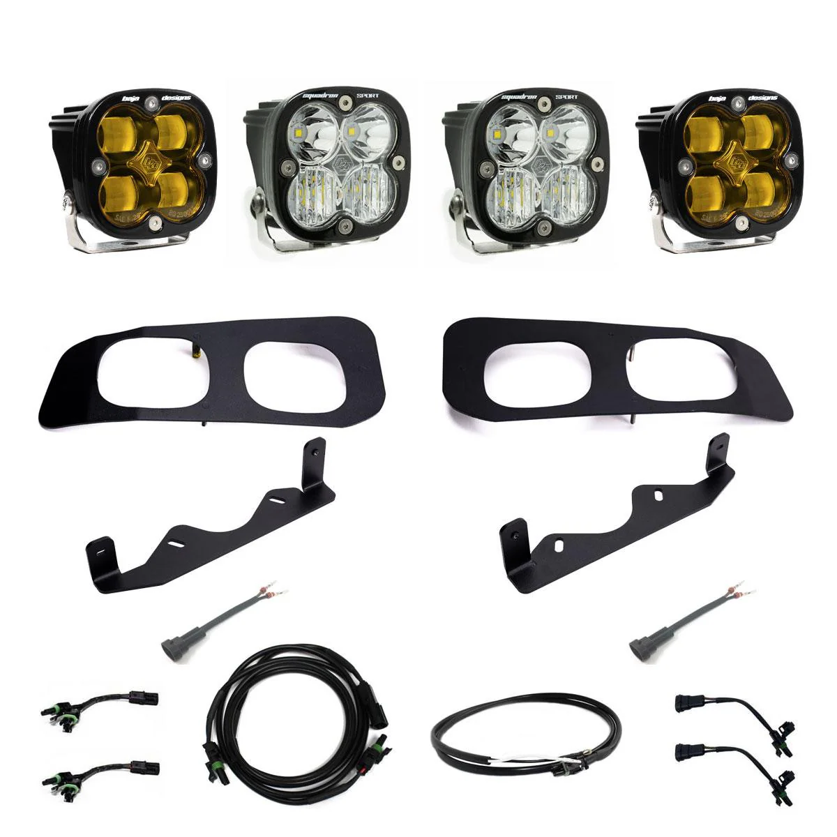 Baja Designs Squadron SAE/Sport Dual Fog Pocket Light Kit 2023-2025 Ford F-250/F-350 Super Duty - Image 3