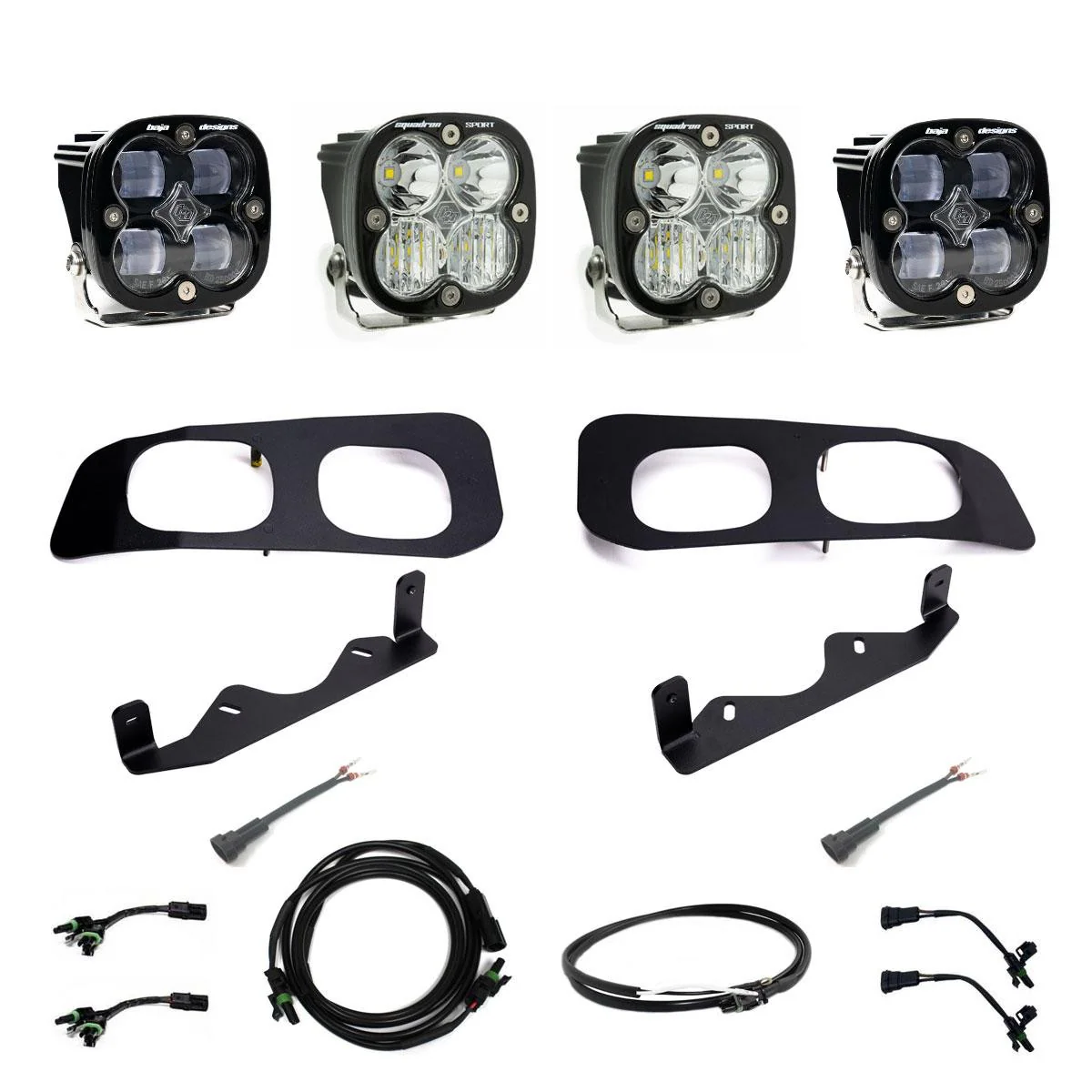 Baja Designs Squadron SAE/Sport Dual Fog Pocket Light Kit 2023-2025 Ford F-250/F-350 Super Duty - Image 4