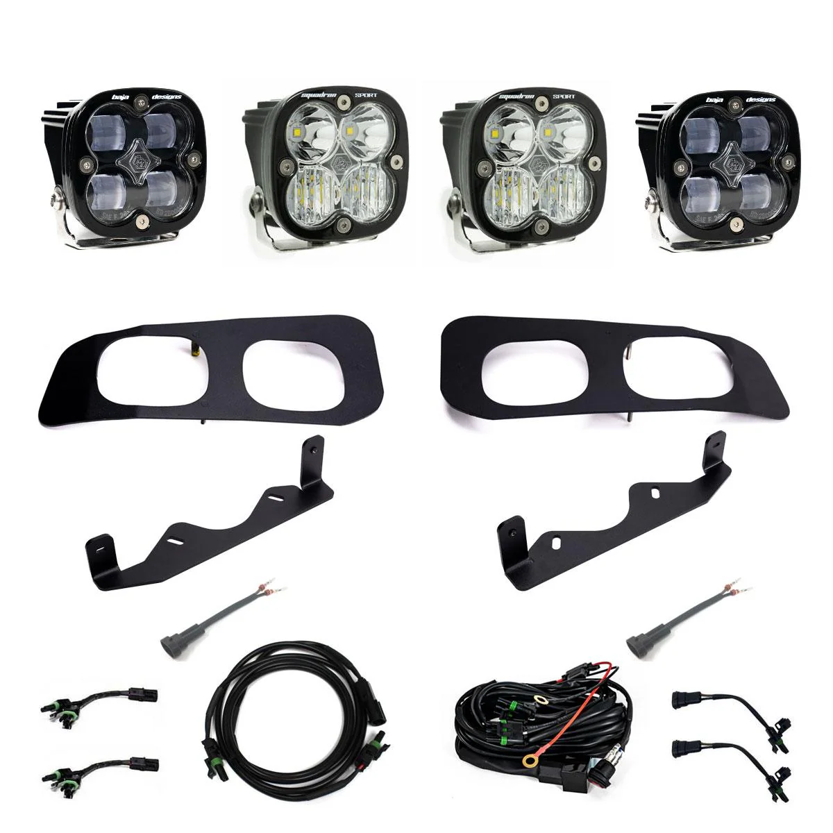 Baja Designs Squadron SAE/Sport Dual Fog Pocket Light Kit 2023-2025 Ford F-250/F-350 Super Duty - Image 5