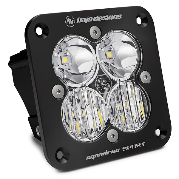 Baja Designs Squadron Sport Black Flush Mount LED Auxiliary Light Pod - Universal - Image 2