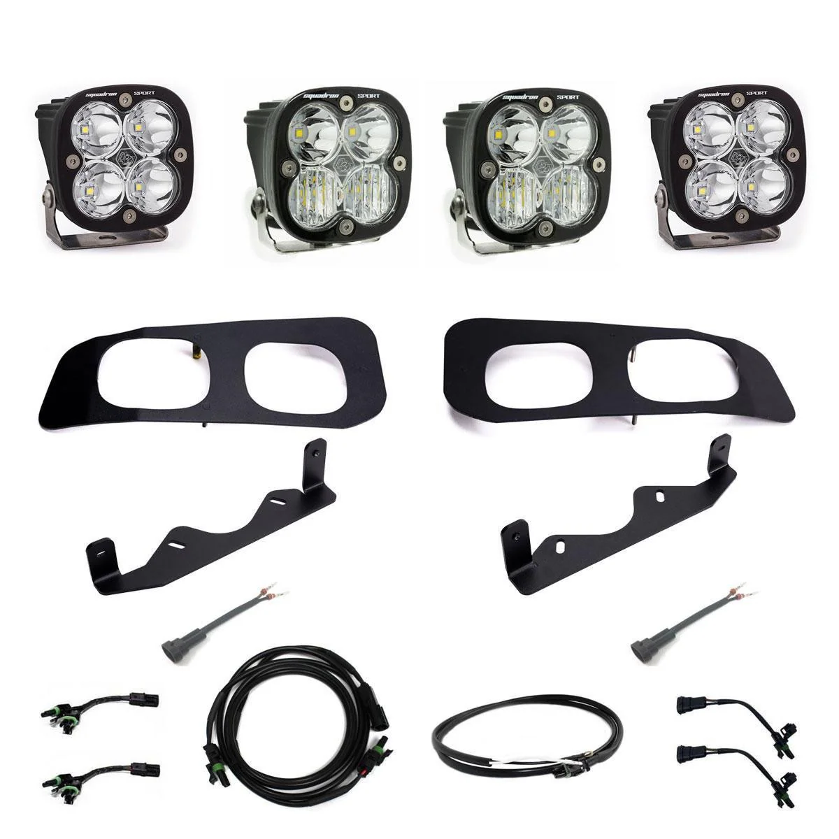 Baja Designs Squadron Sport Dual Fog Pocket Light Kit 2023-2025 Ford F-250/F-350 Super Duty - Image 2