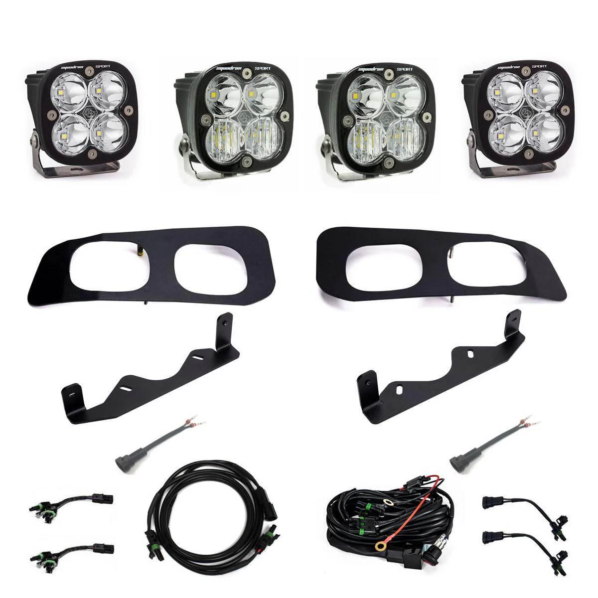 Baja Designs Squadron Sport Dual Fog Pocket Light Kit 2023-2025 Ford F-250/F-350 Super Duty - Image 3