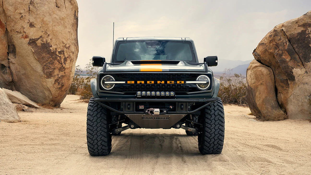 Baja Forged Ford Bronco 2021-2025 Skid Plate With BAJA FORGED Logo - Image 4
