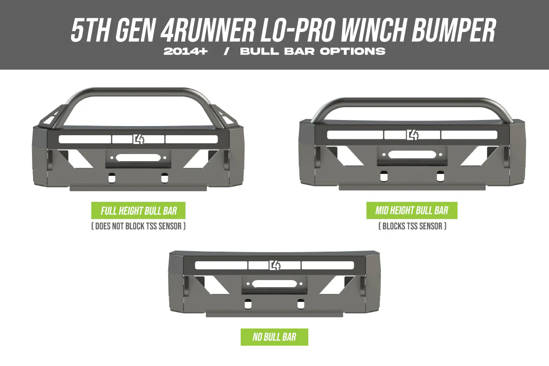 C4 Fabrication 4Runner T4R5 Lo-Pro Front Bumper - Image 3