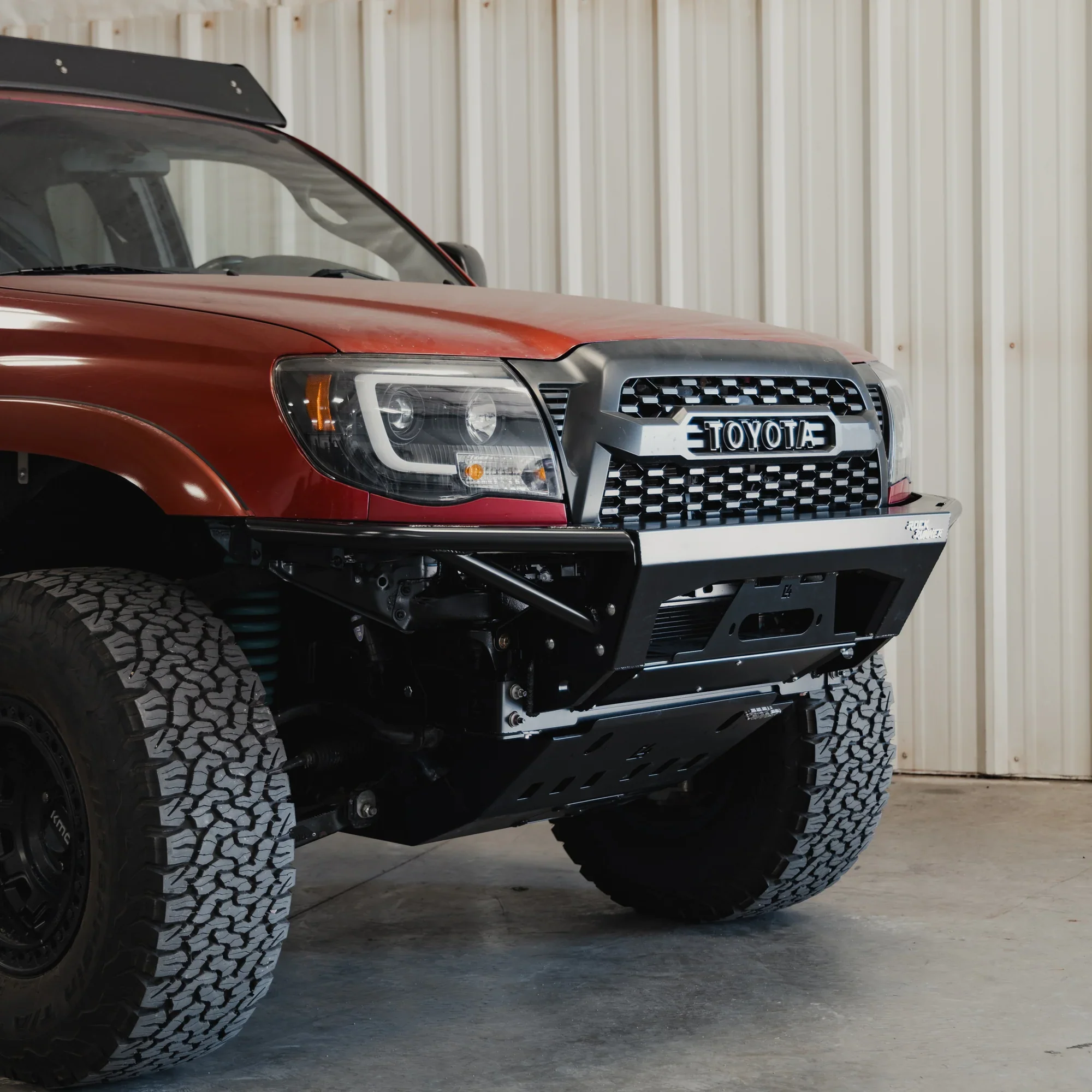 C4 Fabrication 2012-2015 Toyota Tacoma Rock Runner Front Bumper - Image 3