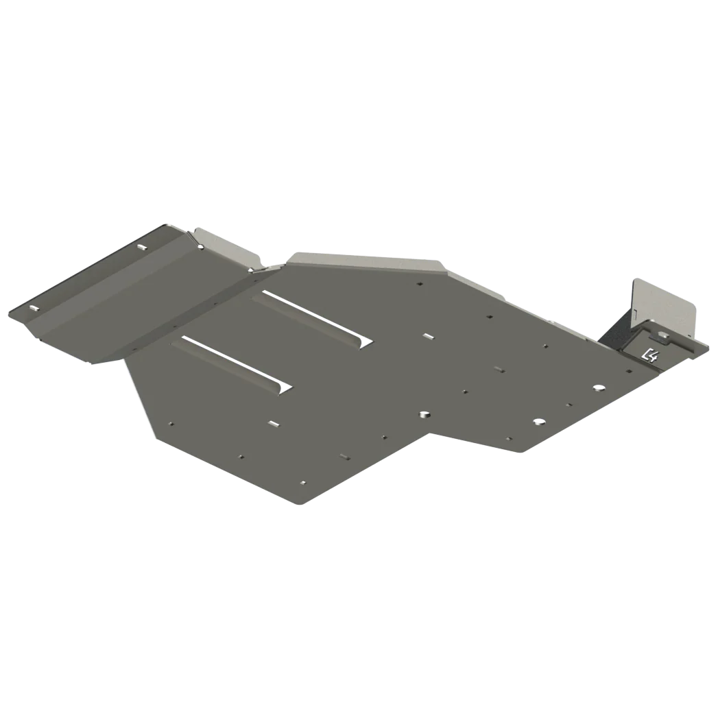 C4 Fabrication 2024-2026 Toyota Land Cruiser Rear Skid Plate - Image 4