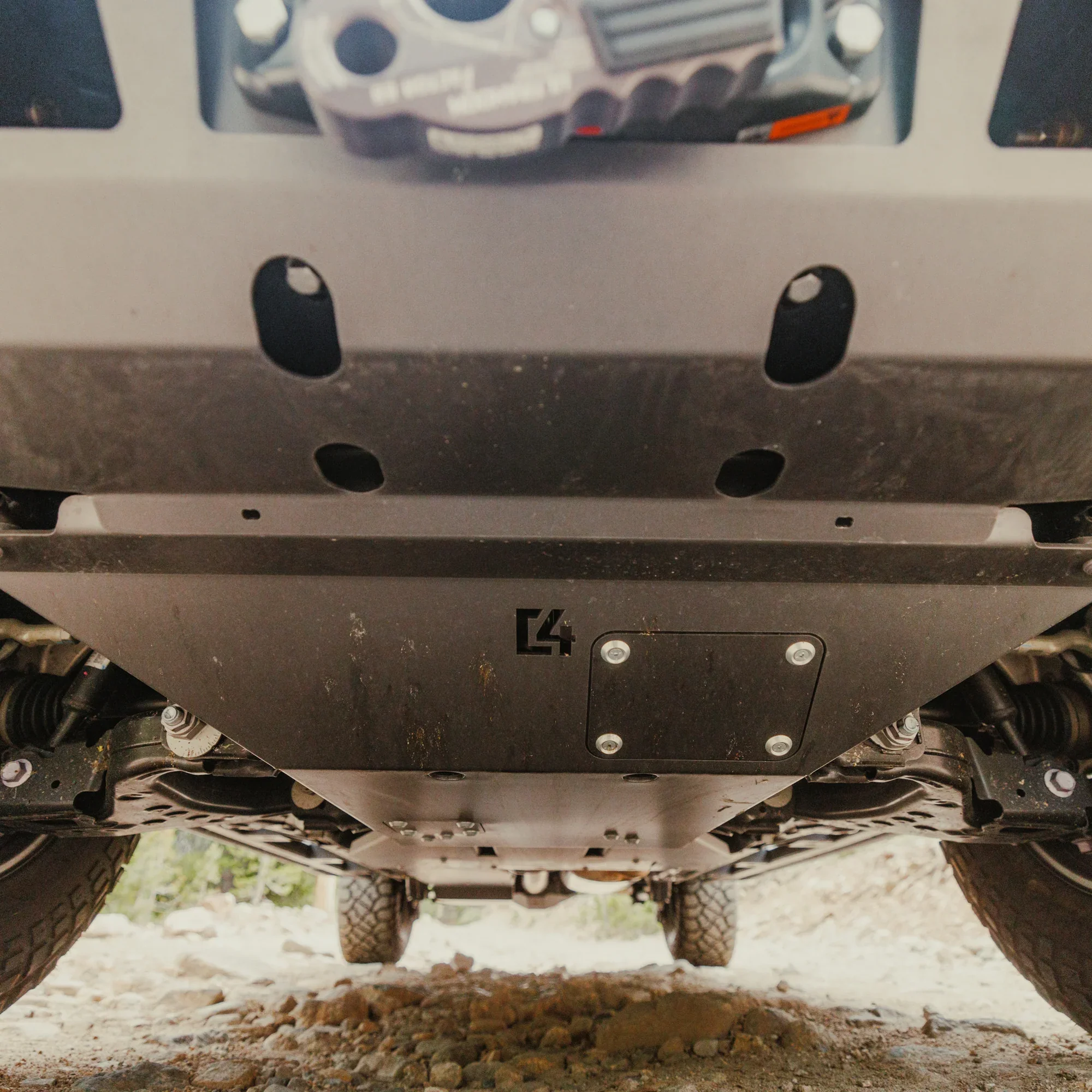 C4 Fabrication 2024-2026 Tacoma 4th Gen Front Skid Plate - Image 2
