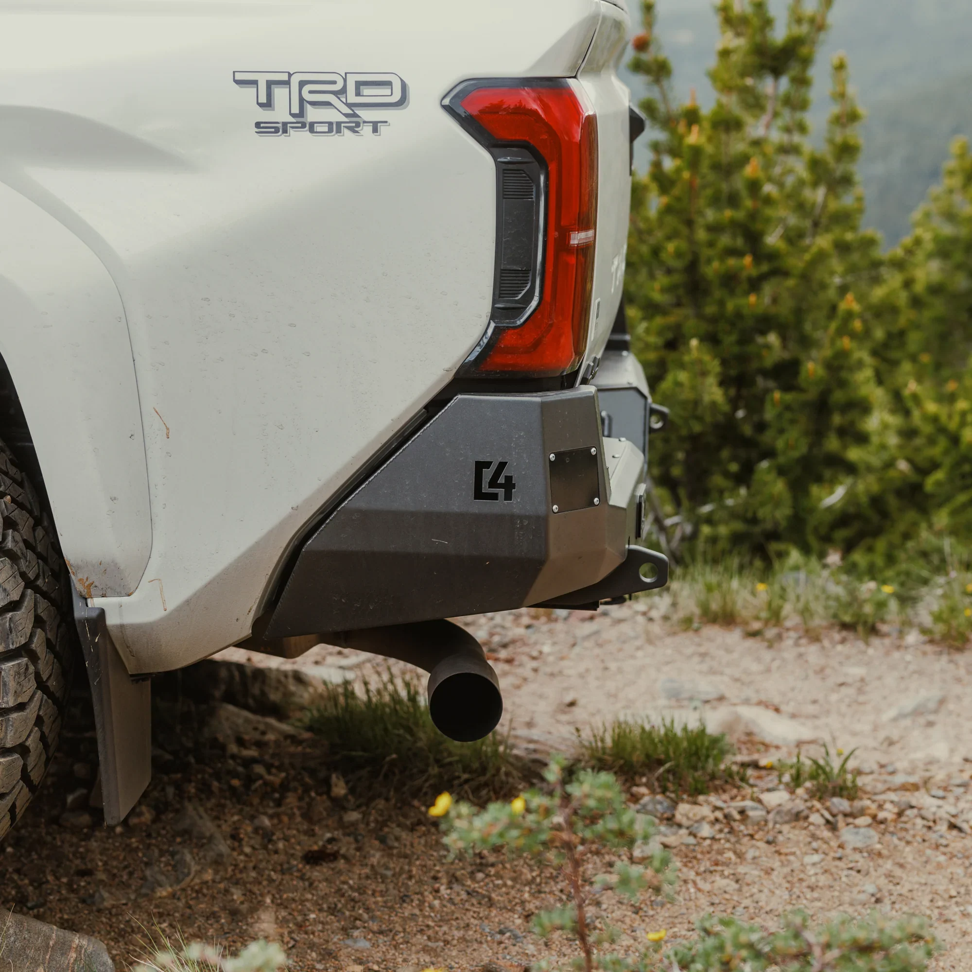 C4 Fabrication 2024-2026 Tacoma 4th Gen Overland Rear Bumper - Image 3