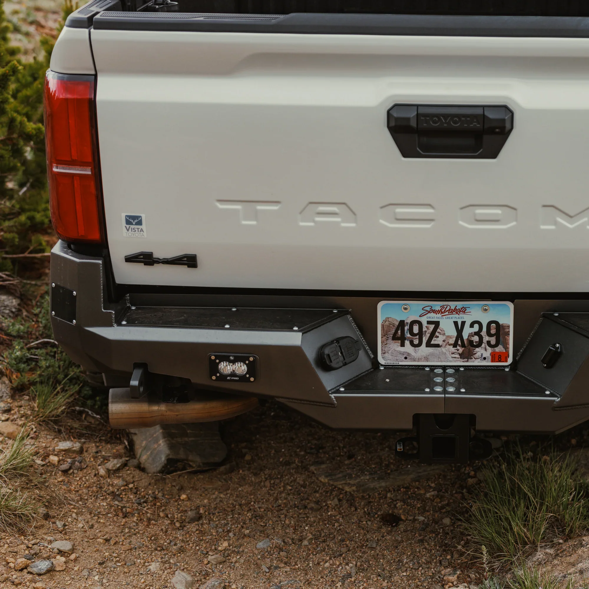 C4 Fabrication 2024-2026 Tacoma 4th Gen Overland Rear Bumper - Image 4