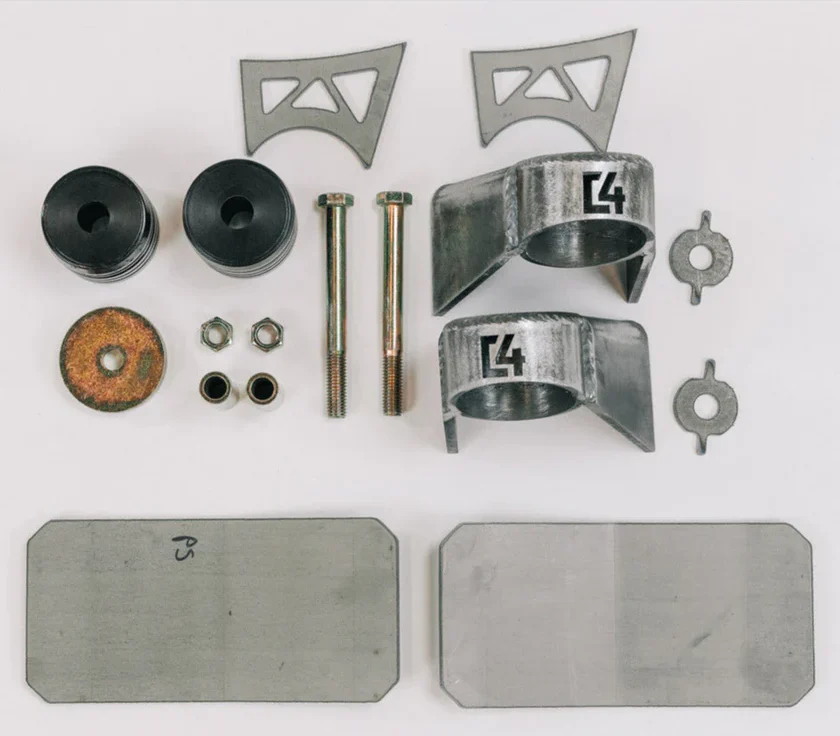 C4 Fabrication 2nd Gen Tacoma (2005-2015) Body Mount Relocation - Image 6