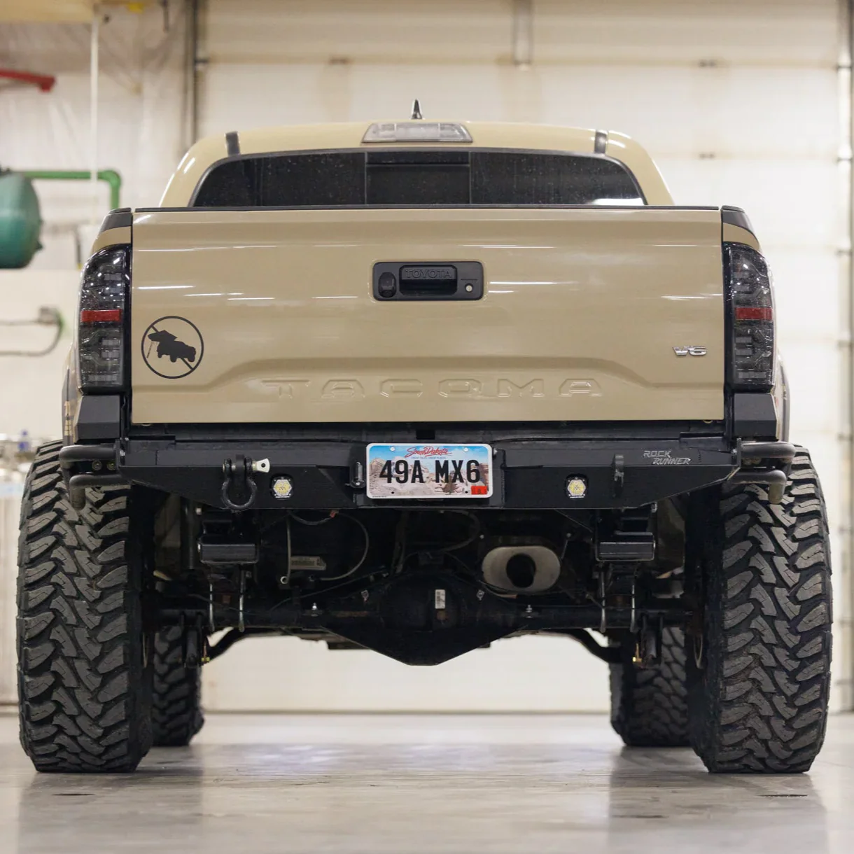 C4 Fabrication 3rd Gen Tacoma Rock Runner High Clearance Rear Bumper 2016-2023 - Image 4