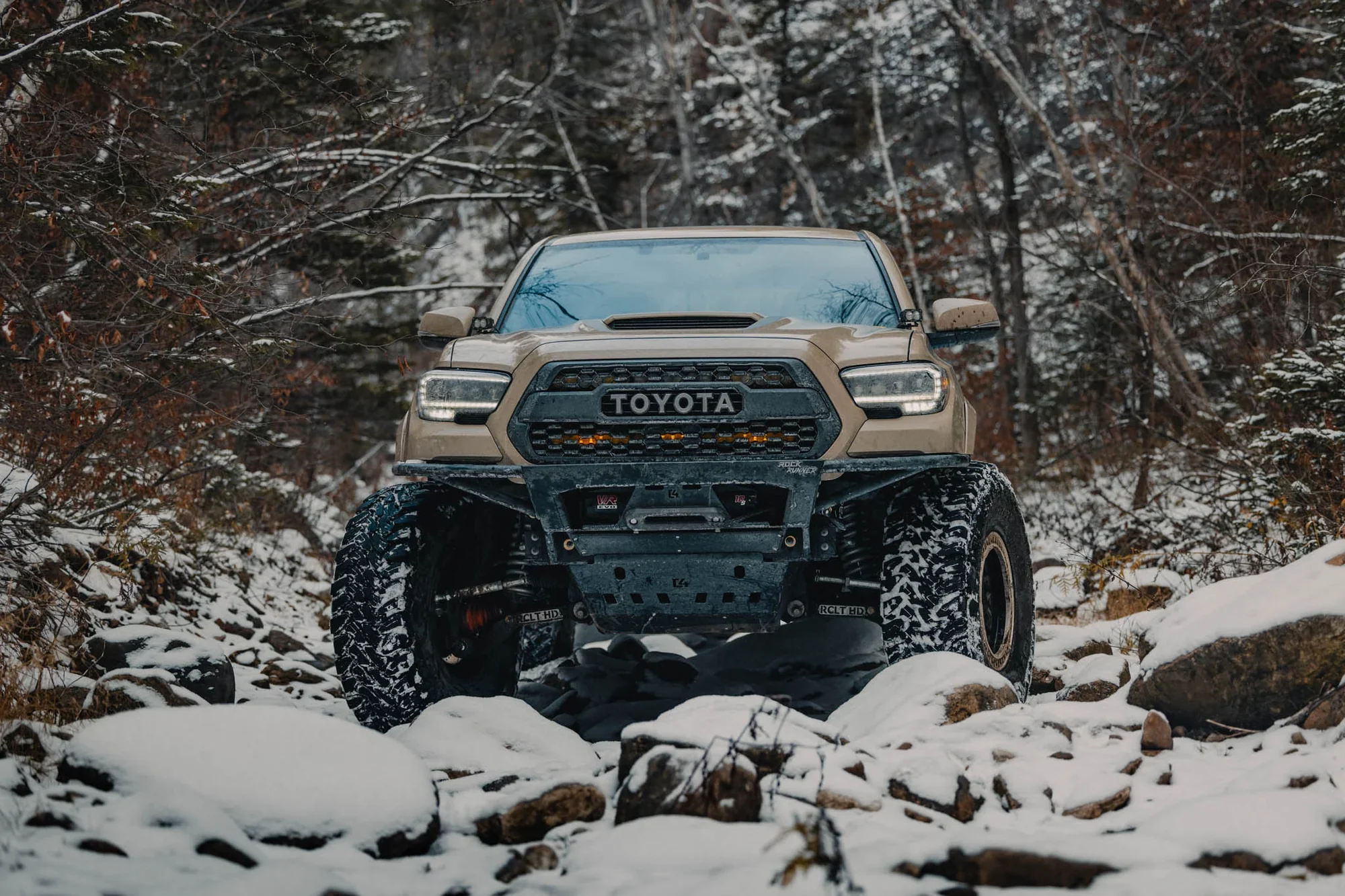 C4 Fabrication 3rd Gen Tacoma Rock Runner Front Bumper 2016-2023 - Image 2