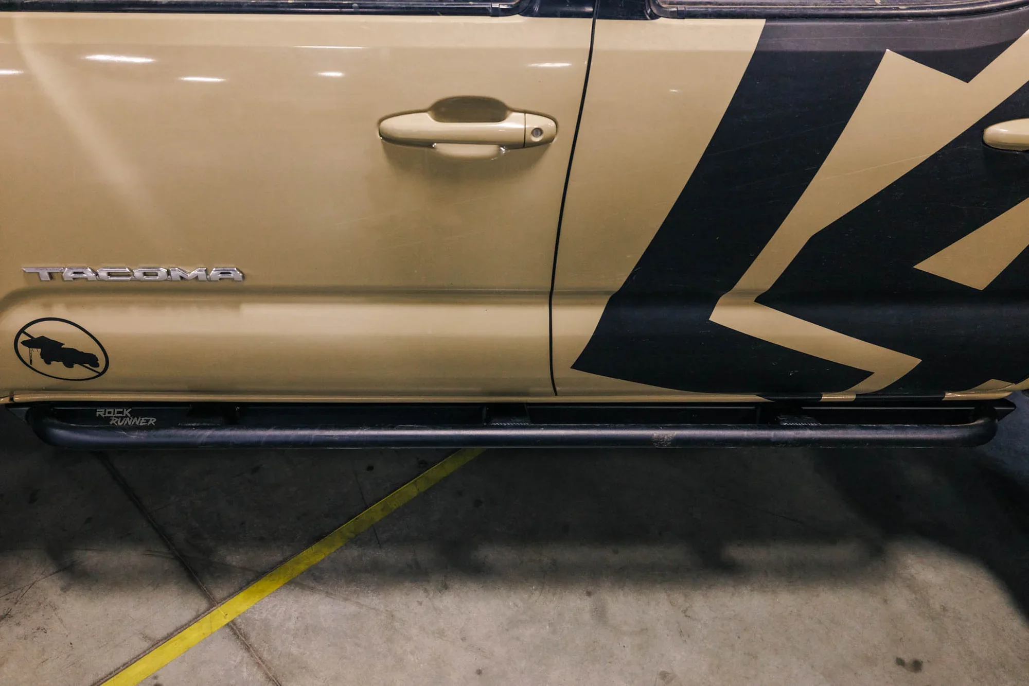 C4 Fabrication 3rd Gen Tacoma Rock Runner Sliders 2016-2023 - Image 4
