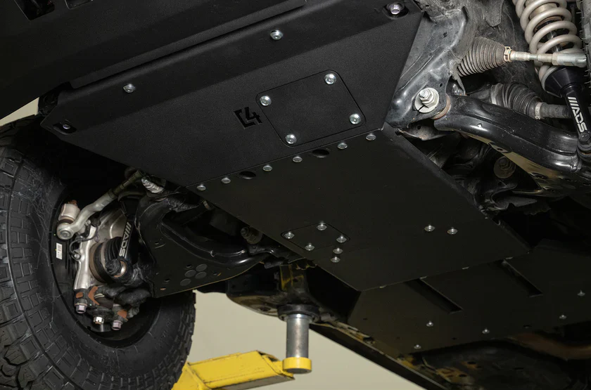 C4 Fabrication 6th Generation 4Runner Rear Skid Plates - Image 2