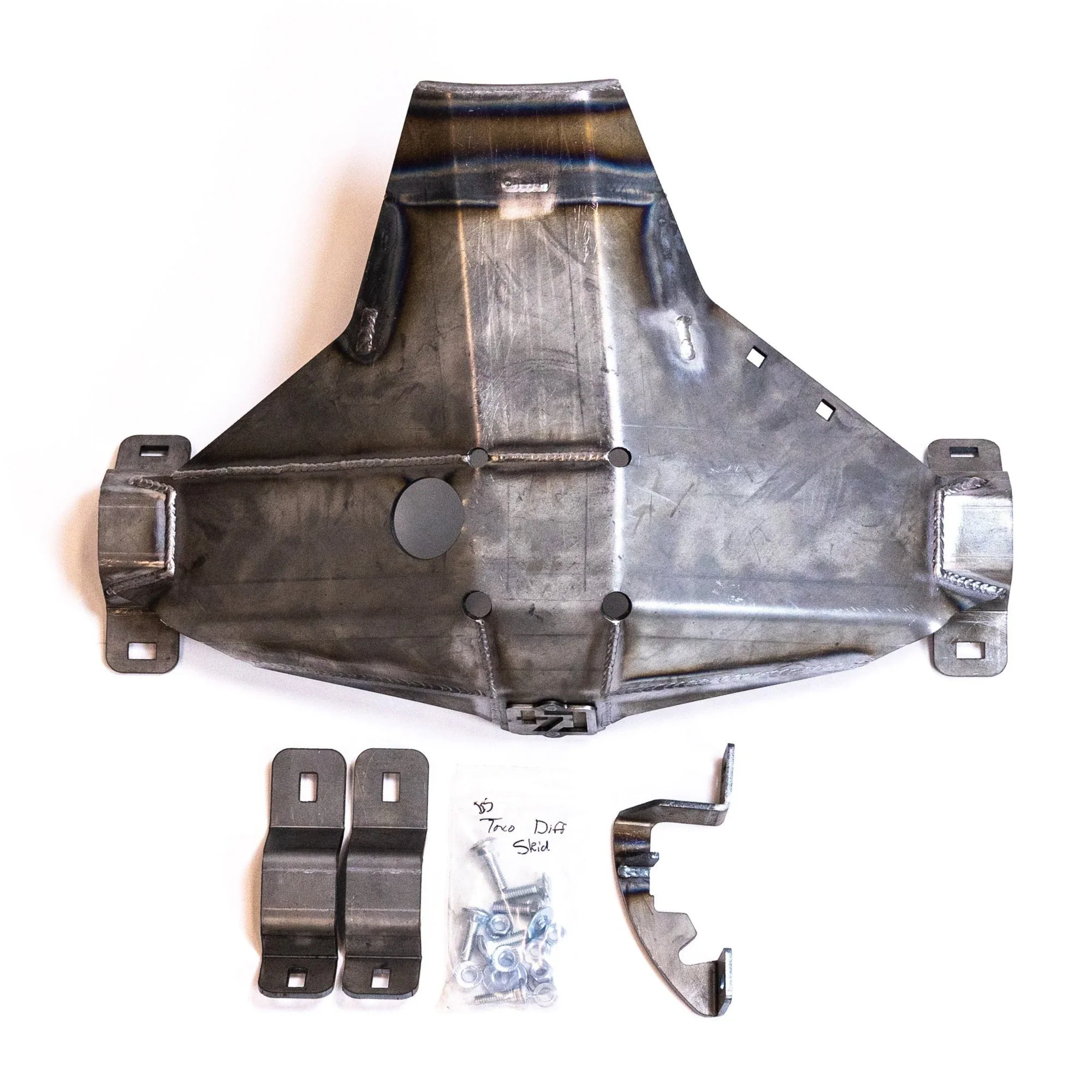 C4 Fabrication Tacoma T2 Rear Differential Skid Plate - Image 4