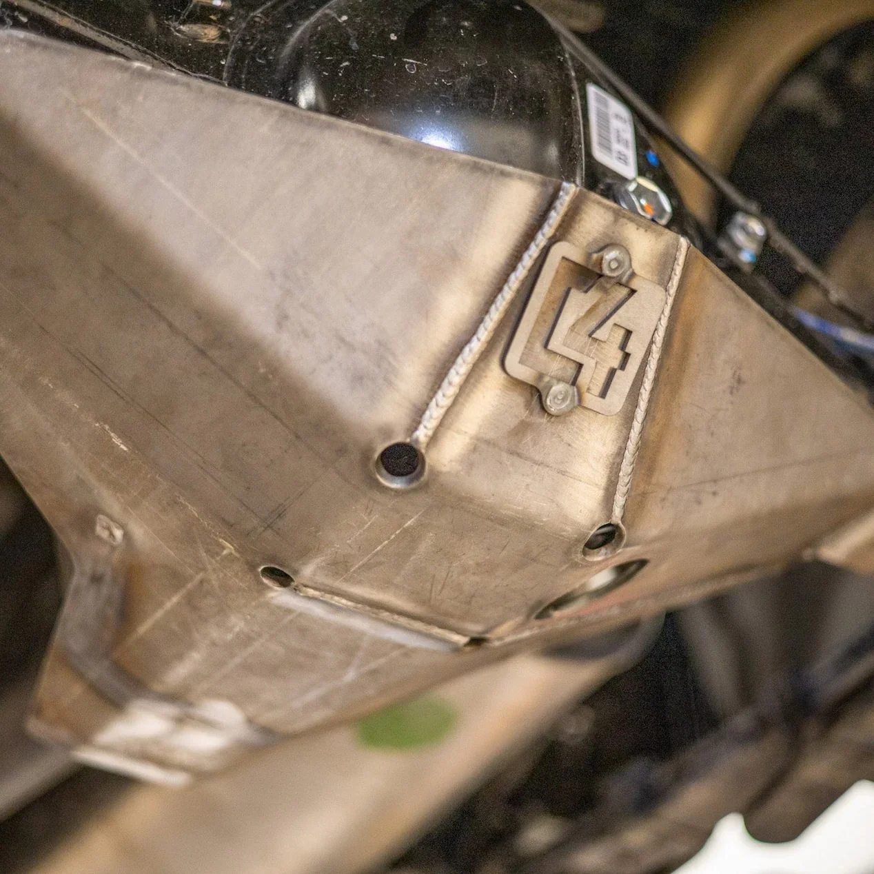 C4 Fabrication Tacoma T3 Rear Differential Skid Plate - Image 2