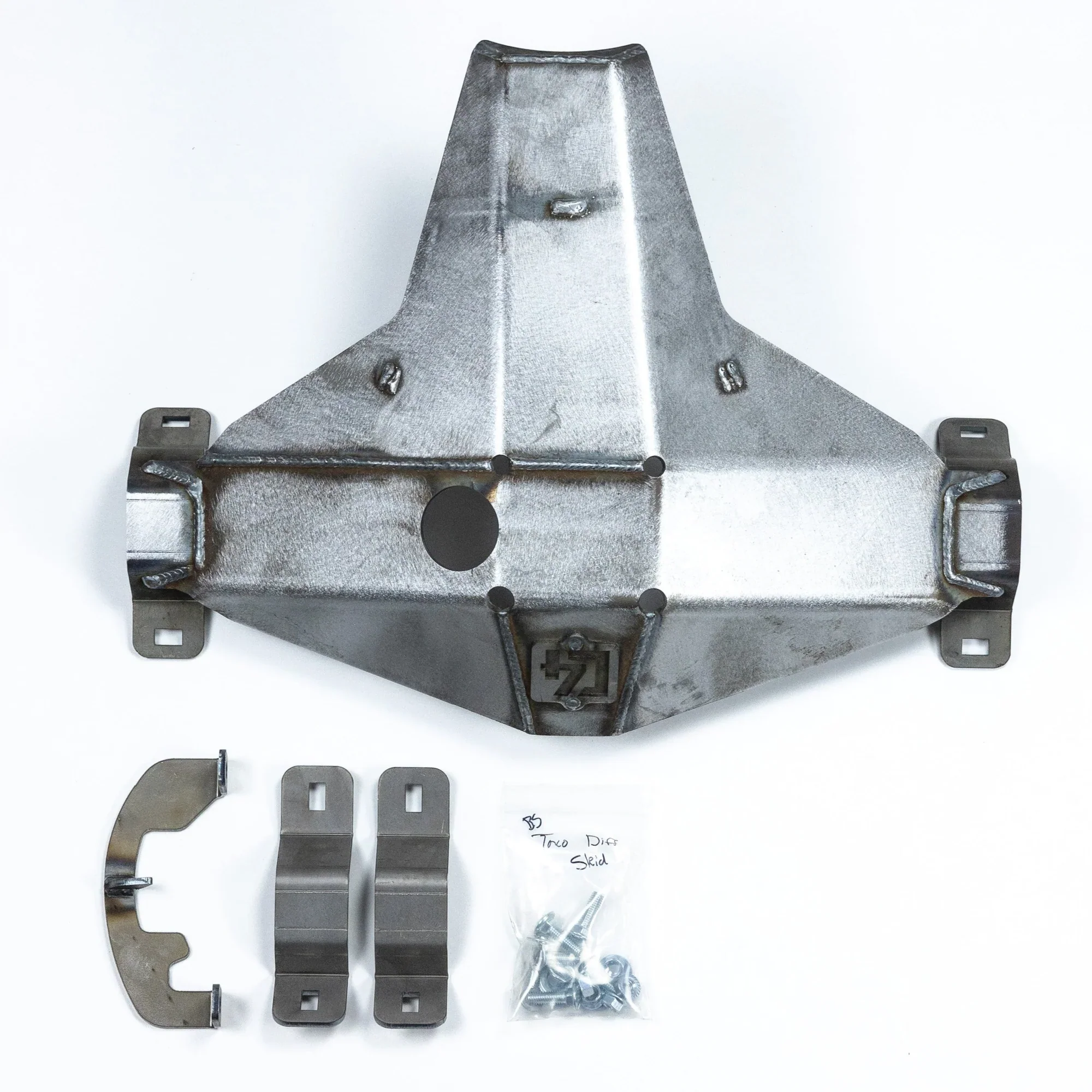 C4 Fabrication Tacoma T3 Rear Differential Skid Plate - Image 3