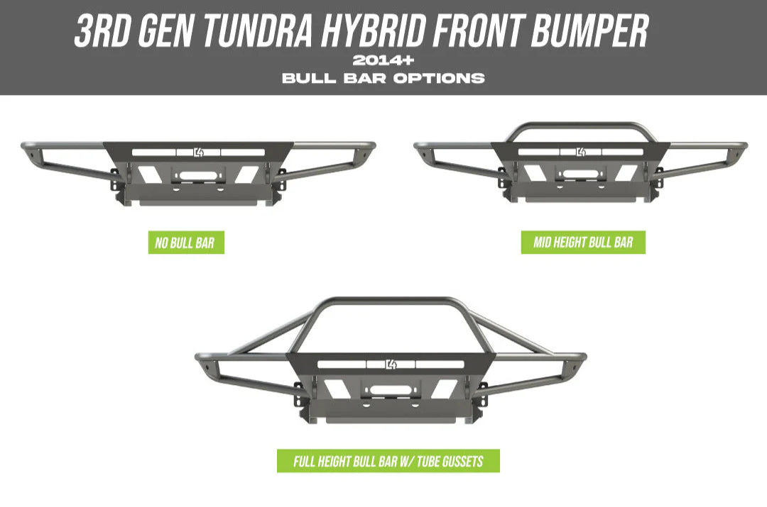 C4 Fabrication Tundra TUNGEN2 Hybrid Front Bumper - 2014-2021 - Image 2