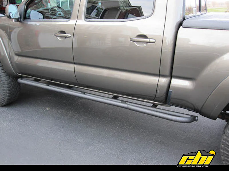 CBI Classic Bolt-On Rock Sliders | 2005-2023 Toyota Tacoma - Image 2