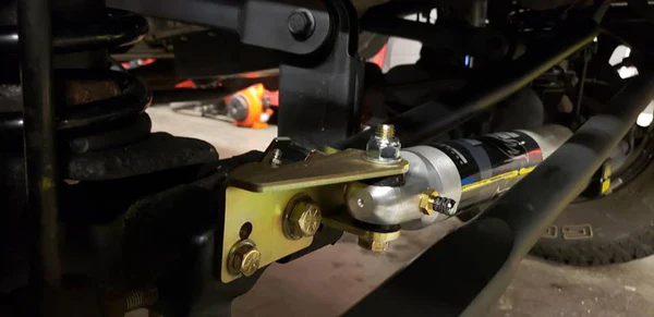 Clayton Off Road Steering Stabilizer Relocation Bracket 2007-2018+ JK/JL/JT - Image 3