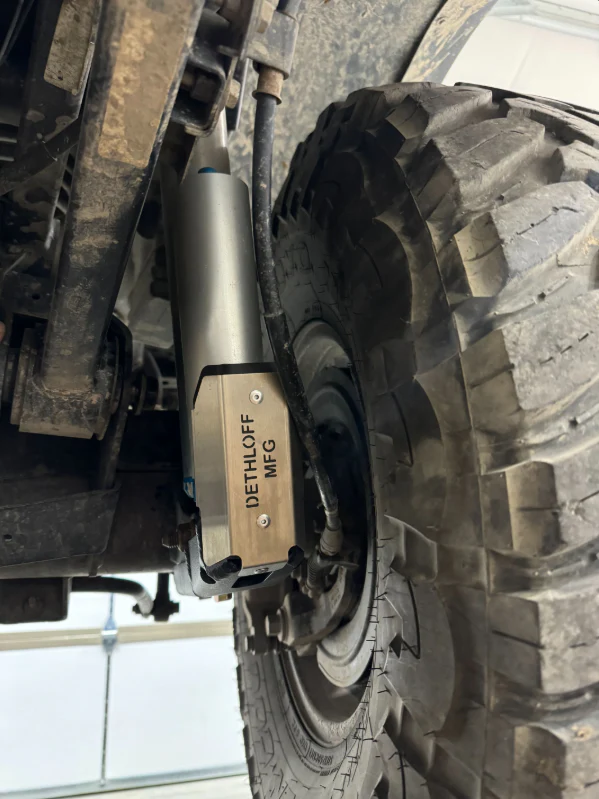 Dethloff Mfg HD Rear Shock Guards 2014+ Ram 2500 - Image 3