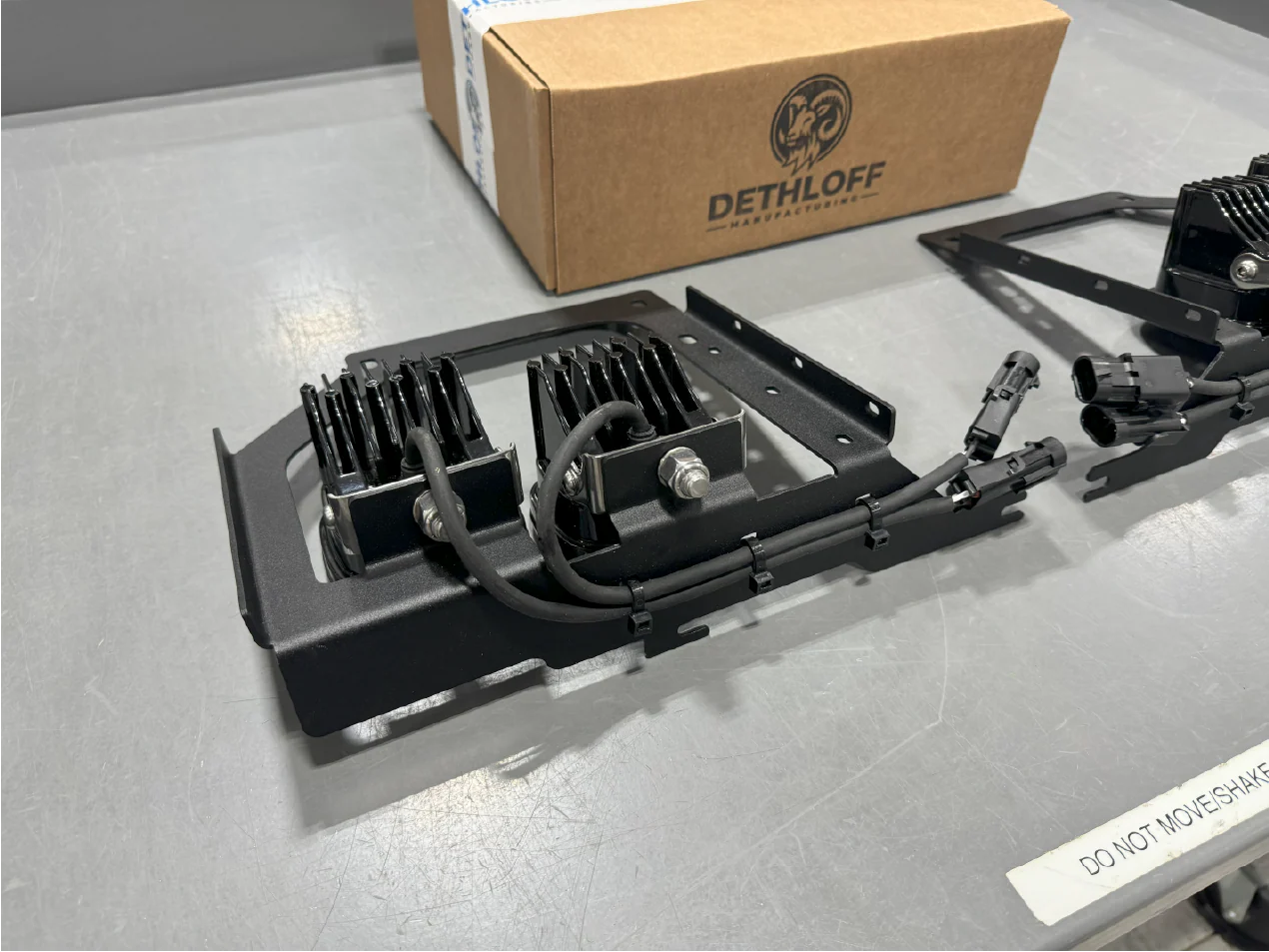 Dethloff Mfg High Output Hidden Light Mounts 2019+ Ram 2500/3500/Cab & Chassis - Image 2