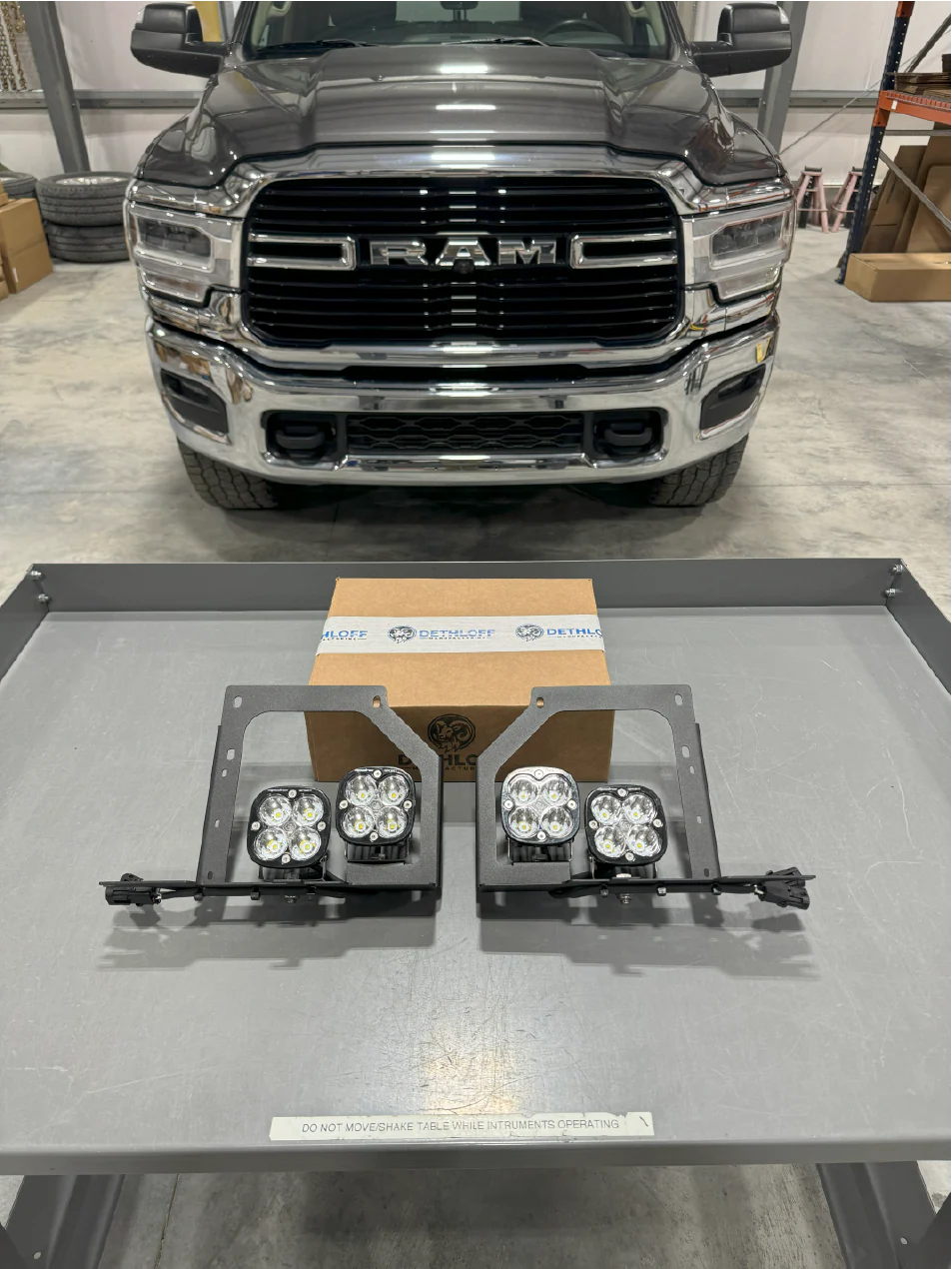 Dethloff Mfg High Output Hidden Light Mounts 2019+ Ram 2500/3500/Cab & Chassis - Image 3