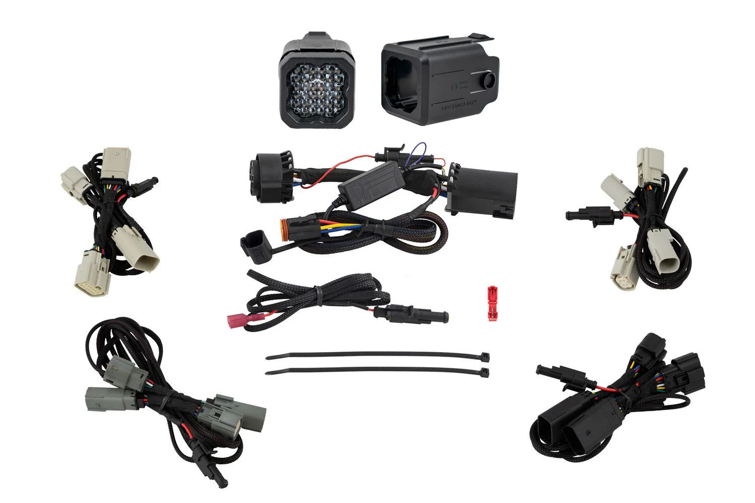 Diode Dynamics HitchMount LED Pod Reverse Kit for 2021-2023 Ford F-150 - Image 2